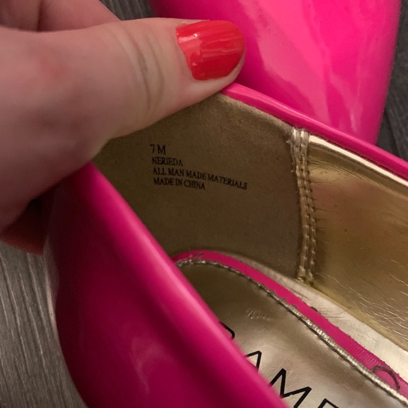 Hot Pink Rampage Heels- Size 7 - Picture 6 of 6